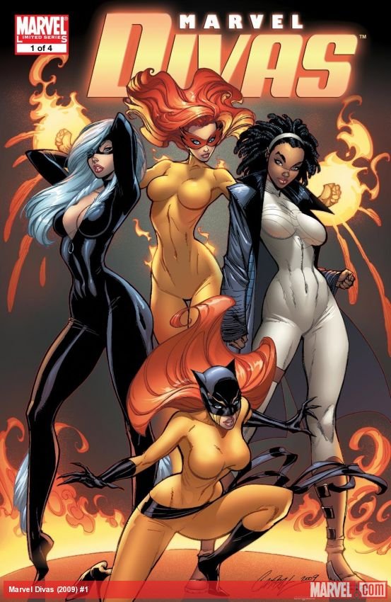 Cover of Marvel Divas (2009) - #1