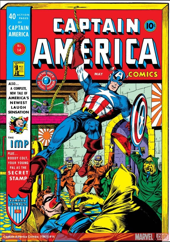Cover of Captain America Comics (1941) - #14
