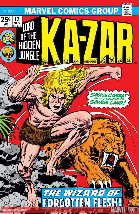 Cover of Ka-Zar (1974) - #12