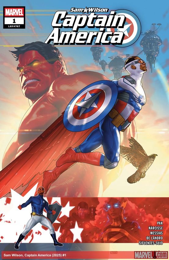 Cover of Sam Wilson, Captain America (2025) - #1