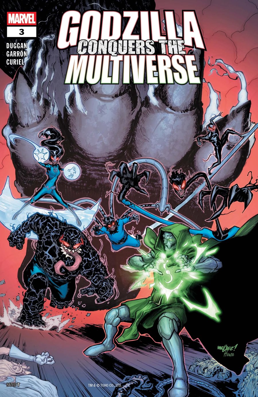 Cover of Godzilla Conquers The Multiverse (2026) - #3