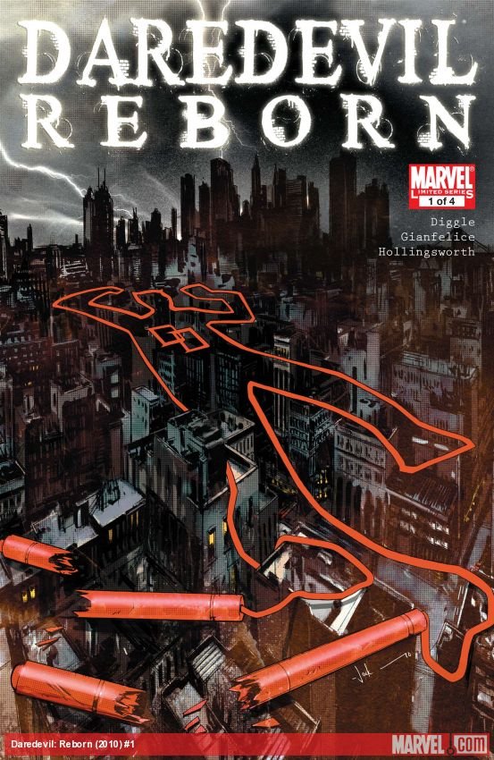 Cover of Daredevil: Reborn (2011) - #1