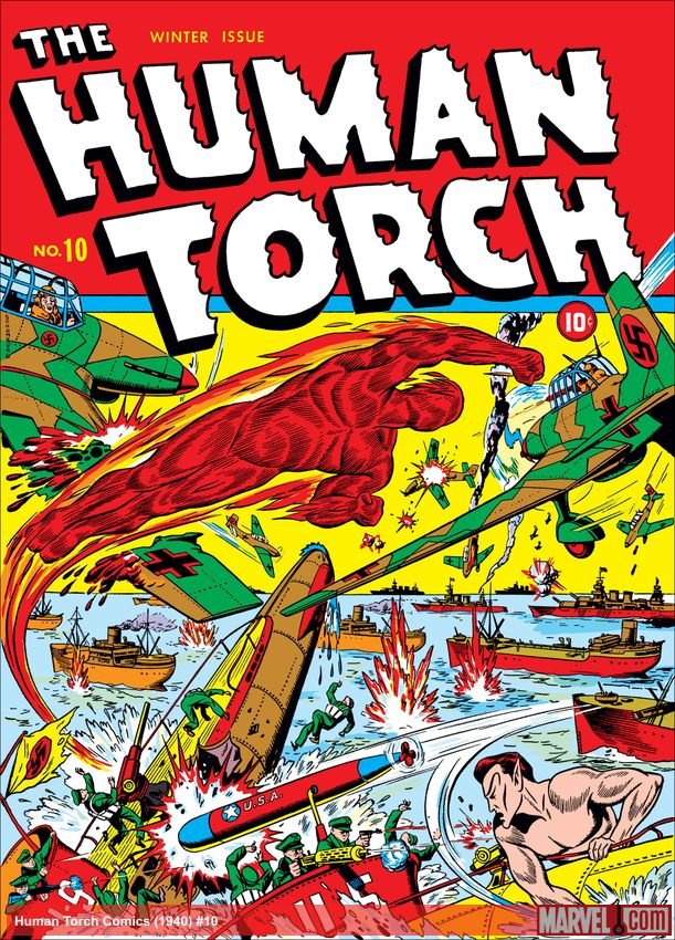 Cover of Human Torch Comics (1940) - #10