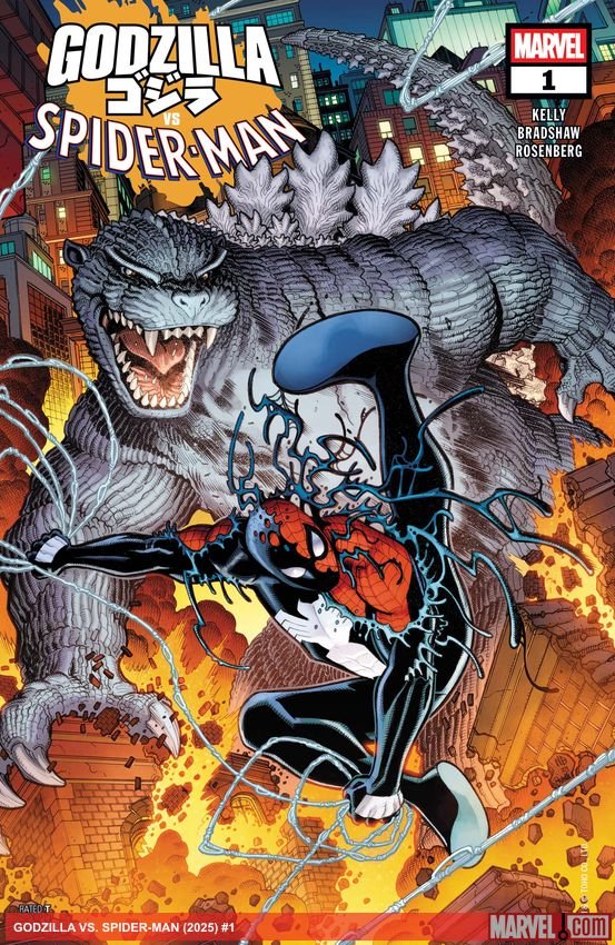 Cover of Godzilla Vs. Spider-Man (2025) - #1