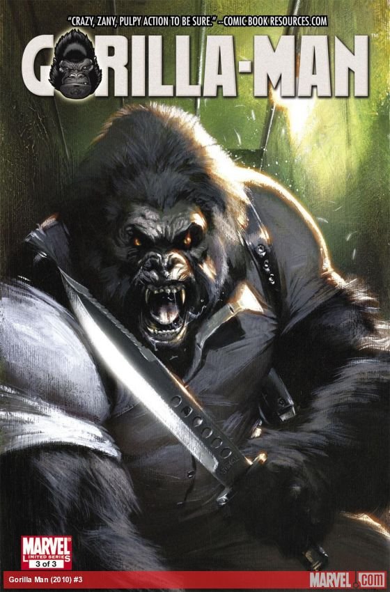 Cover of Gorilla Man (2010) - #3