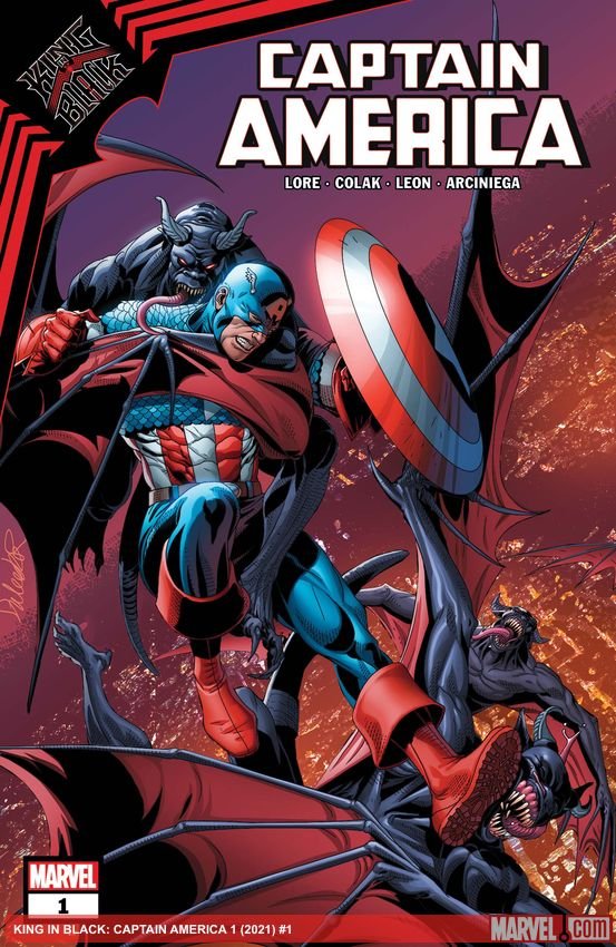 Cover of King In Black: Captain America (2021) - #1