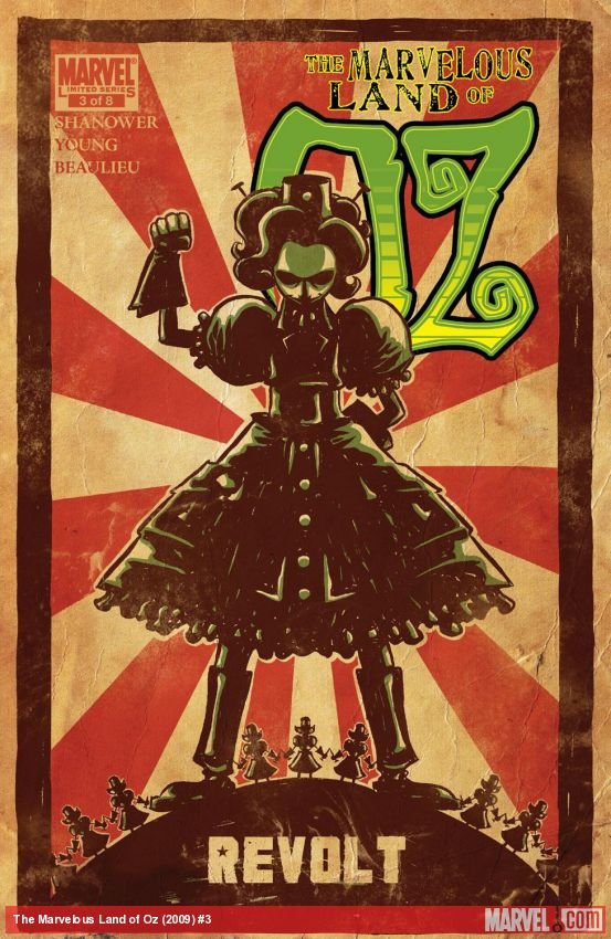 Cover of The Marvelous Land Of Oz (2009) - #3