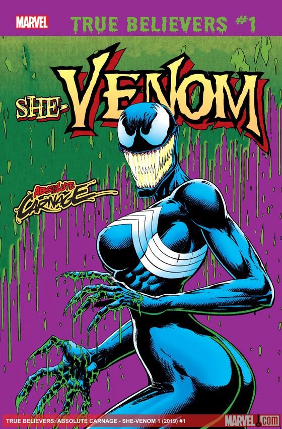 Cover of True Believers: Absolute Carnage - She-Venom (2019) - #1