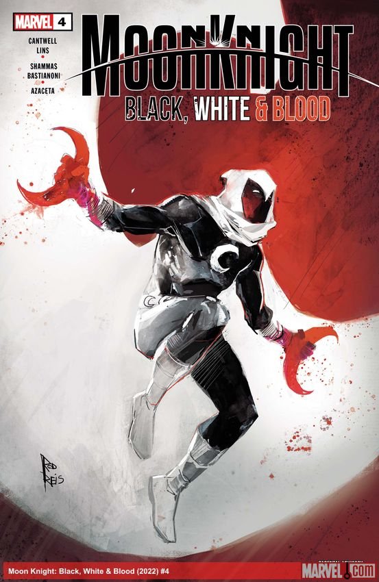 Cover of Moon Knight: Black, White & Blood (2022) - #4
