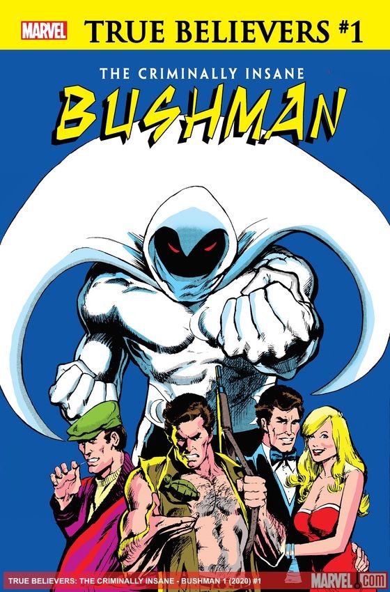 Cover of True Believers: The Criminally Insane - Bushman (2020) - #1
