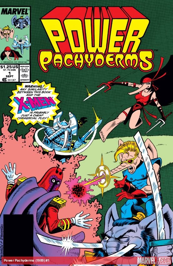 Cover of Power Pachyderms (1989) - #1
