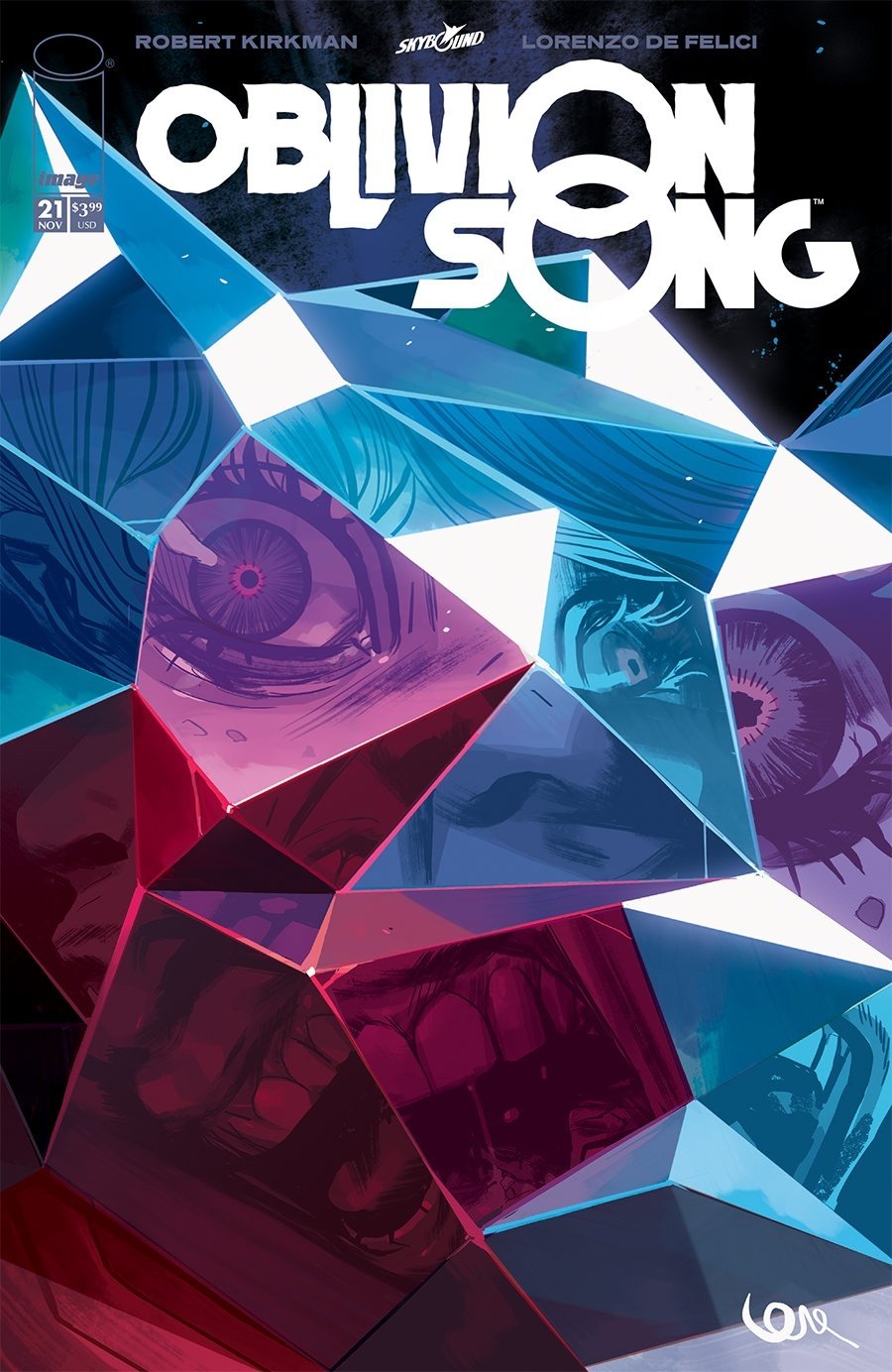Cover of Oblivion Song By Kirkman & De Felici (2018) - #21