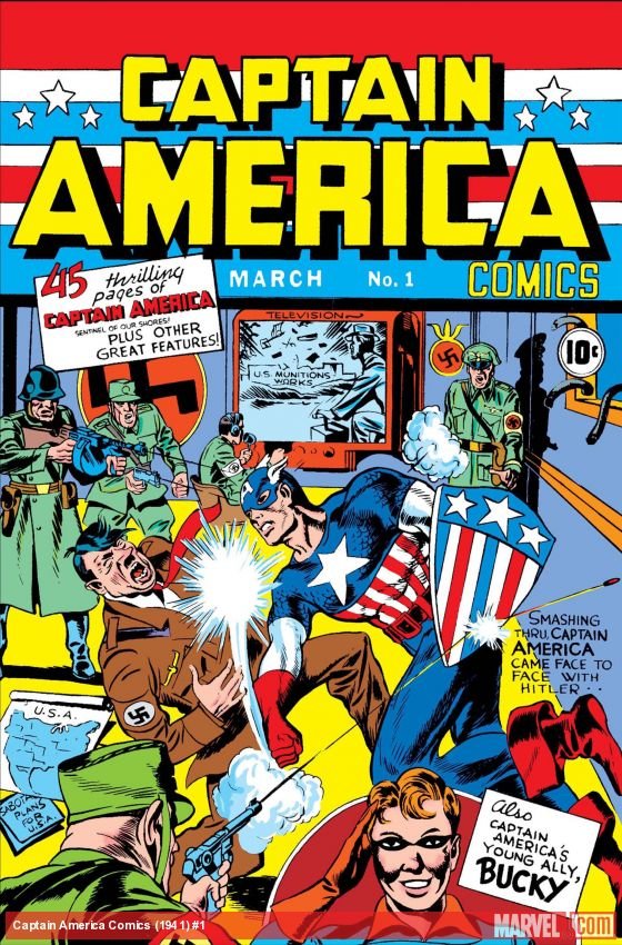 Cover of Captain America Comics (1941) - #1