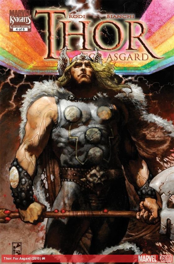Cover of Thor: For Asgard (2010) - #4