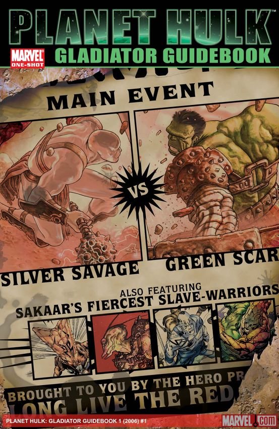 Cover of Planet Hulk: Gladiator Guidebook (2006) - #1