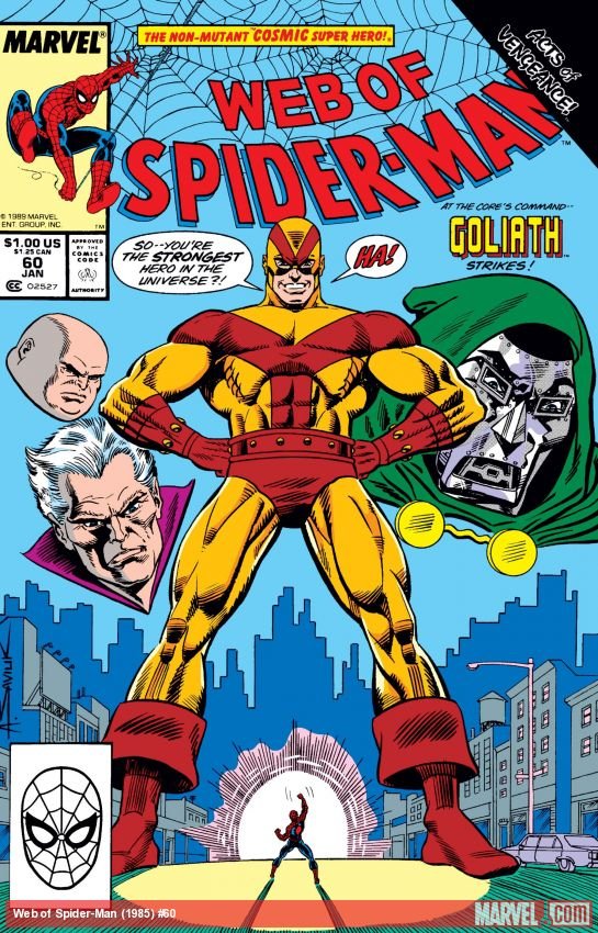Cover of Web Of Spider-Man (1985) - #60