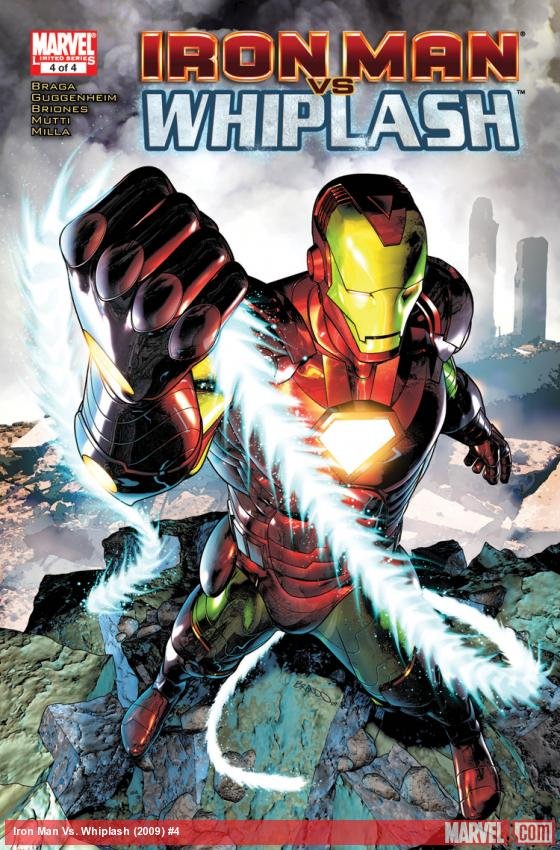Cover of Iron Man Vs. Whiplash (2009) - #4