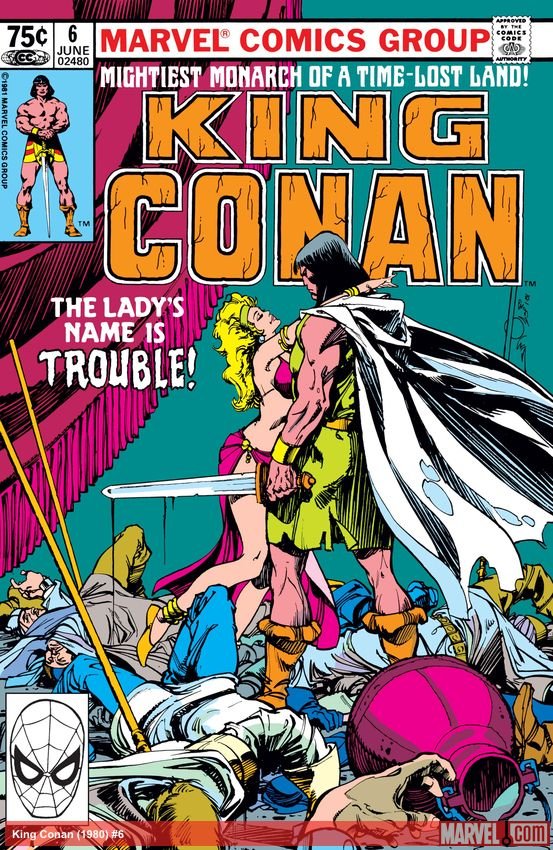 Cover of King Conan (1980) - #6