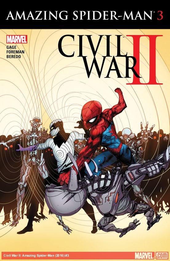 Cover of Civil War Ii: Amazing Spider-Man (2016) - #3