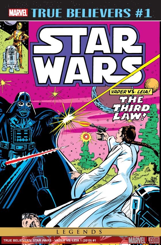 Cover of True Believers: Star Wars - Vader vs. Leia (2019) - #1