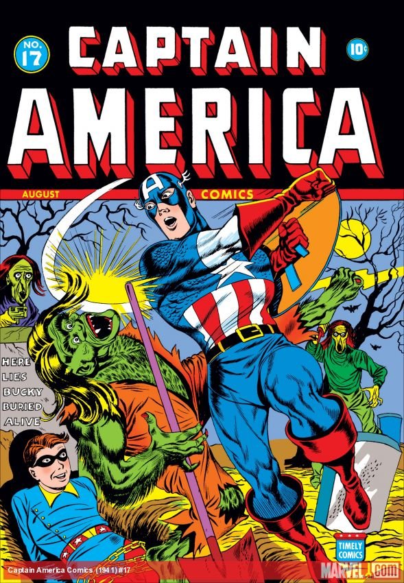Cover of Captain America Comics (1941) - #17