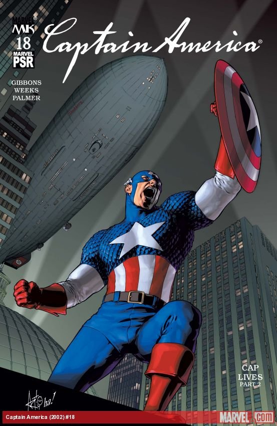 Cover of Captain America (2002) - #18