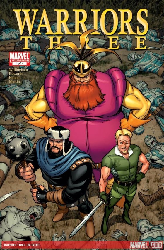 Cover of Warriors Three (2010) - #1