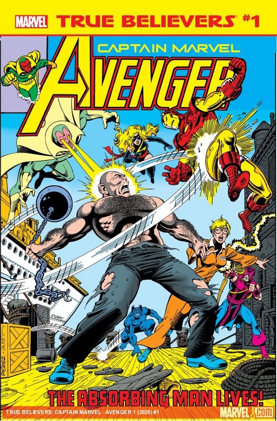 Cover of True Believers: Captain Marvel - Avenger (2019) - #1