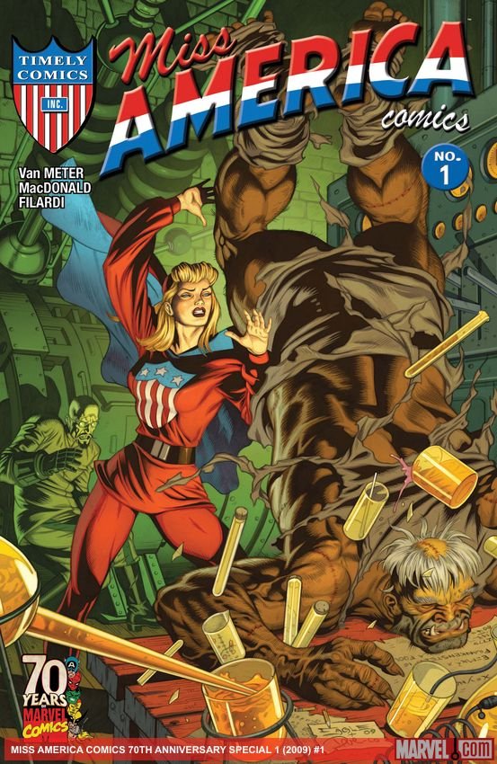 Cover of Miss America Comics 70Th Anniversary Special (2009) - #1