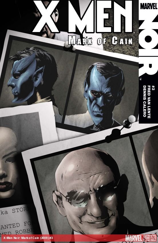 Cover of X-Men Noir: Mark Of Cain (2009) - #3