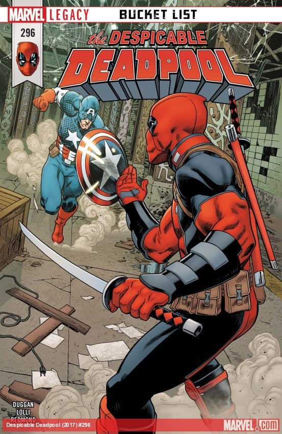 Cover of Despicable Deadpool (2017) - #296