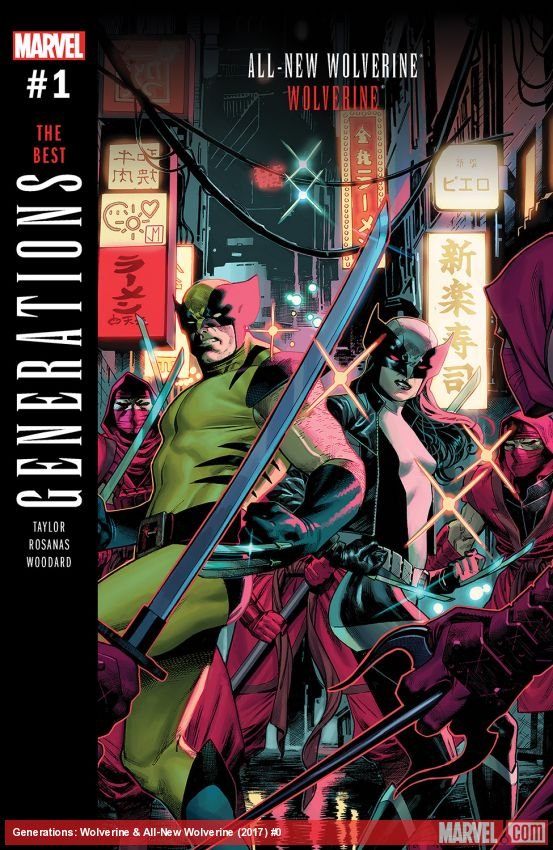 Cover of Generations: Wolverine & All-New Wolverine (2017) - #1