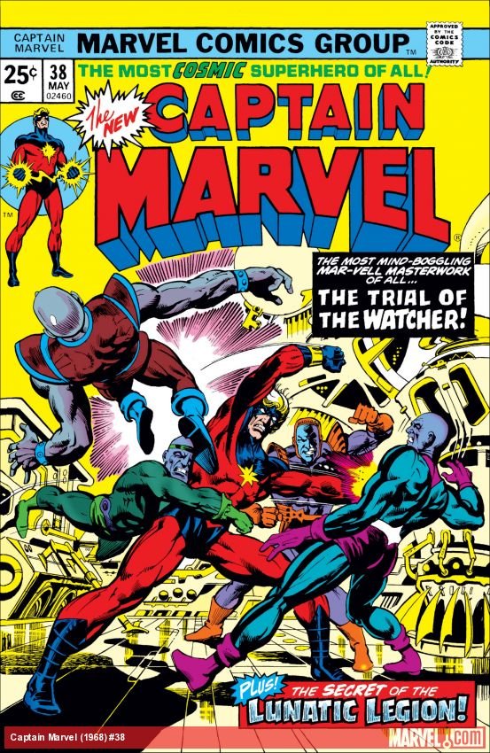 Cover of Captain Marvel (1968) - #38