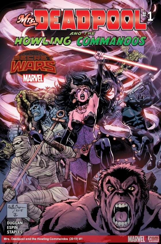 Cover of Mrs. Deadpool And The Howling Commandos (2015) - #1