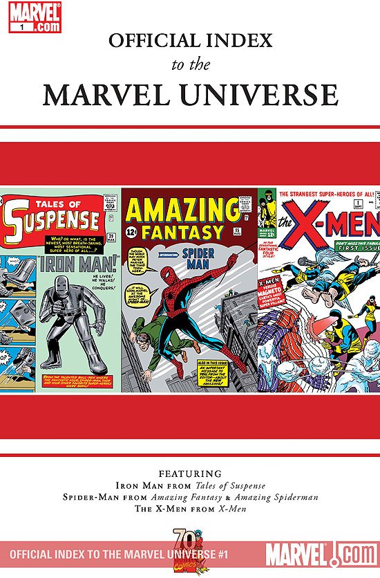 Cover of Official Index To The Marvel Universe (2009) - #1