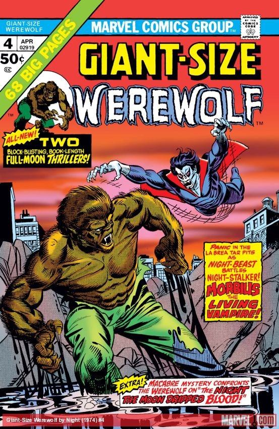 Cover of Giant-Size Werewolf By Night (1974) - #4