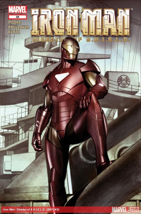 Cover of Iron Man: Director Of S.h.i.e.l.d. (2008) - #32