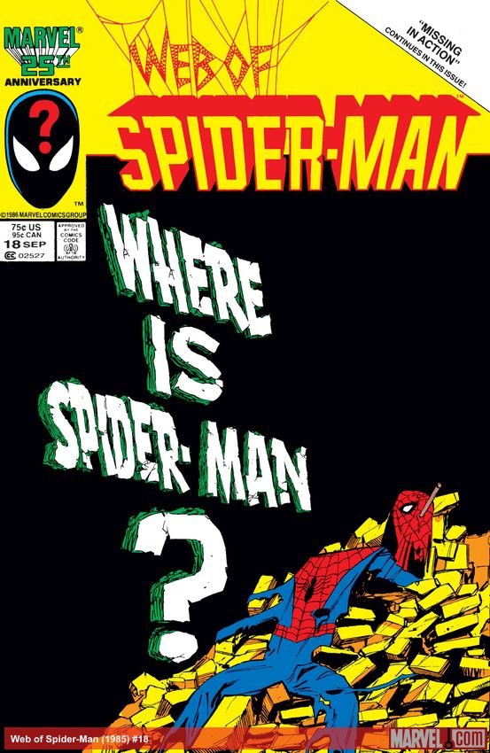 Cover of Web Of Spider-Man (1985) - #18