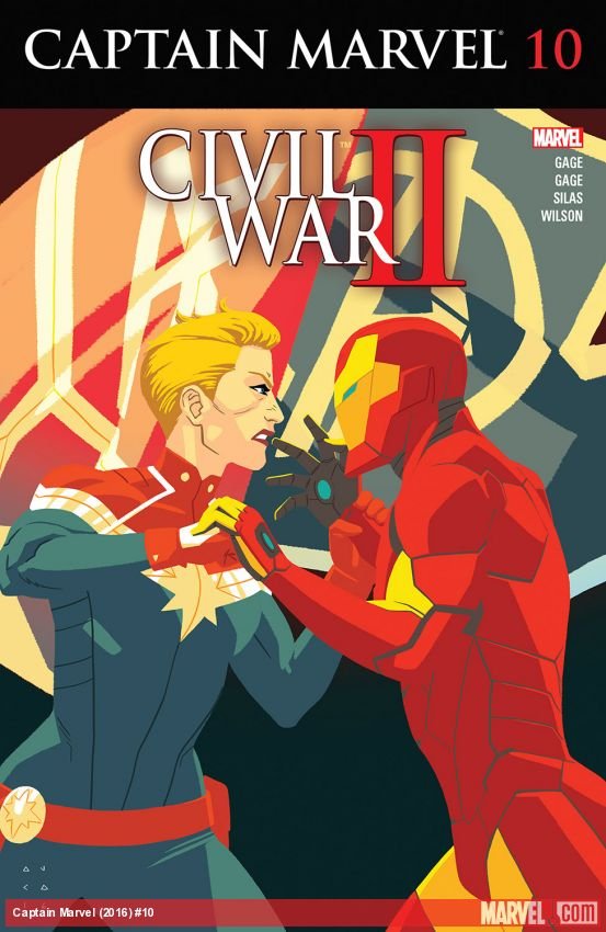 Cover of Captain Marvel (2016) - #10