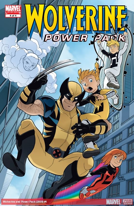 Cover of Wolverine And Power Pack (2008) - #4