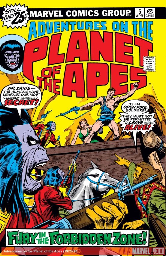 Cover of Adventures On The Planet Of The Apes (1975) - #5