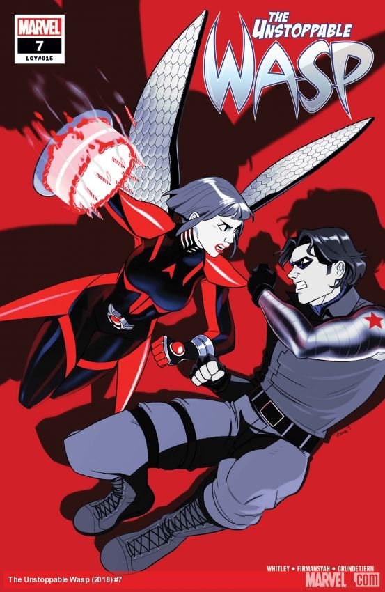 Cover of The Unstoppable Wasp (2018) - #7