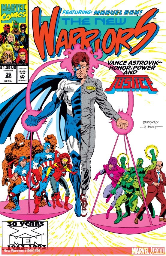 Cover of New Warriors (1990) - #36