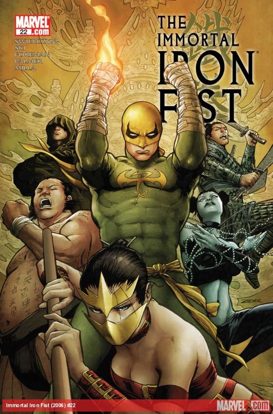 Cover of The Immortal Iron Fist (2006) - #22