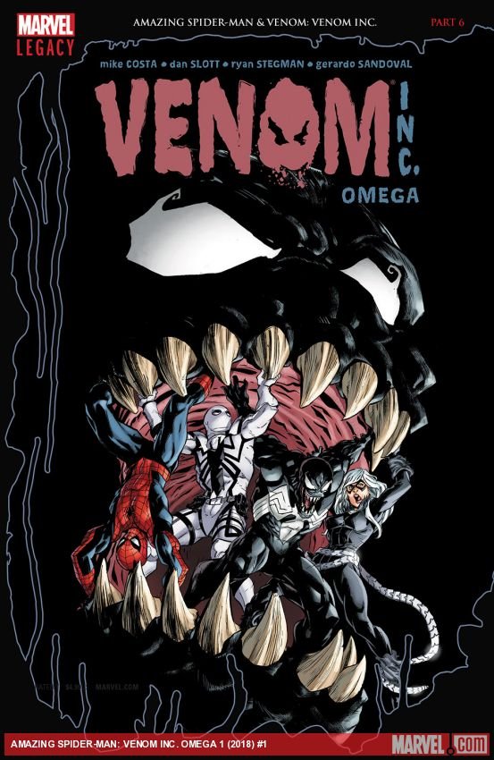 Cover of Amazing Spider-Man: Venom Inc. Omega (2018) - #1