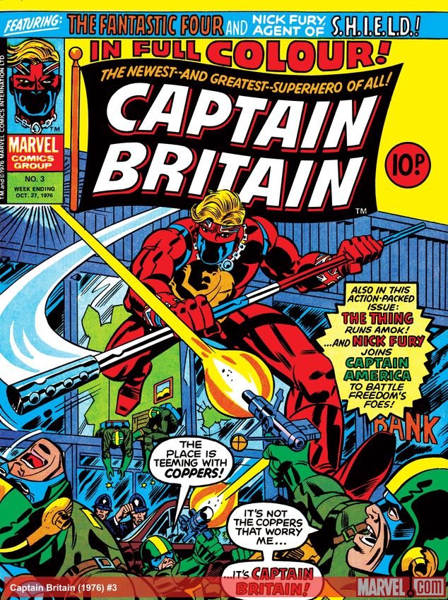 Cover of Captain Britain (1976) - #3