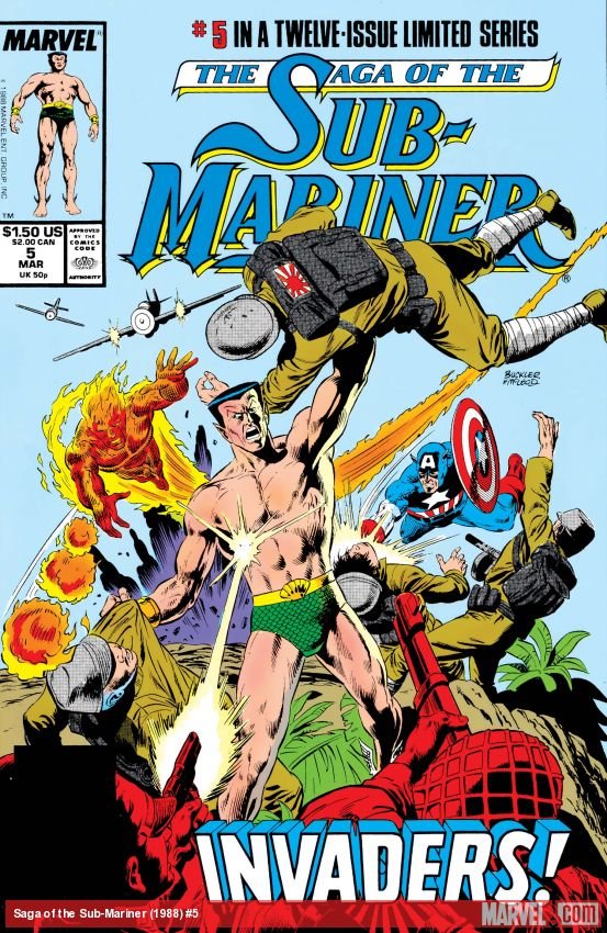 Cover of Saga Of The Sub-Mariner (1988) - #5