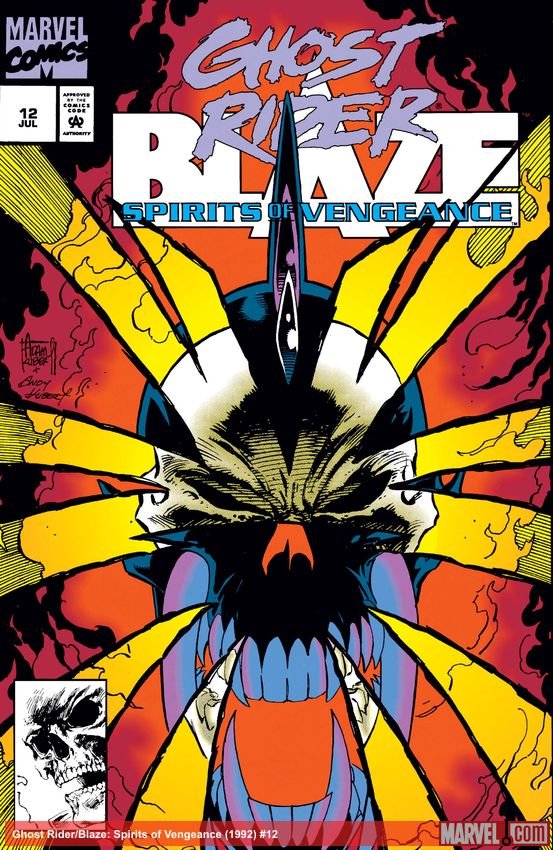 Cover of Ghost Rider/Blaze: Spirits Of Vengeance (1992) - #12