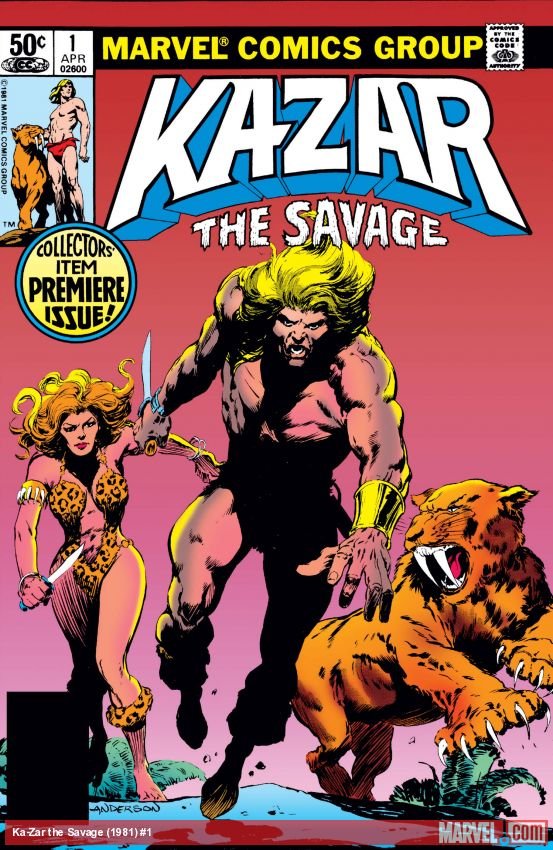 Cover of Ka-Zar The Savage (1981) - #1