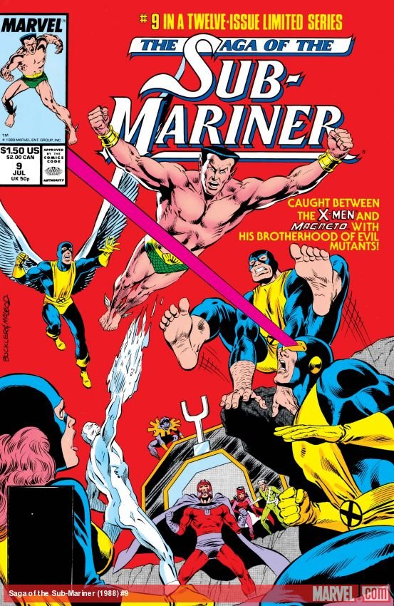 Cover of Saga Of The Sub-Mariner (1988) - #9